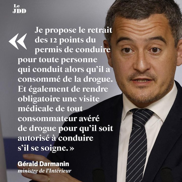 Stups Au Volant Darmanin Se Risque Sur Le Bizarre