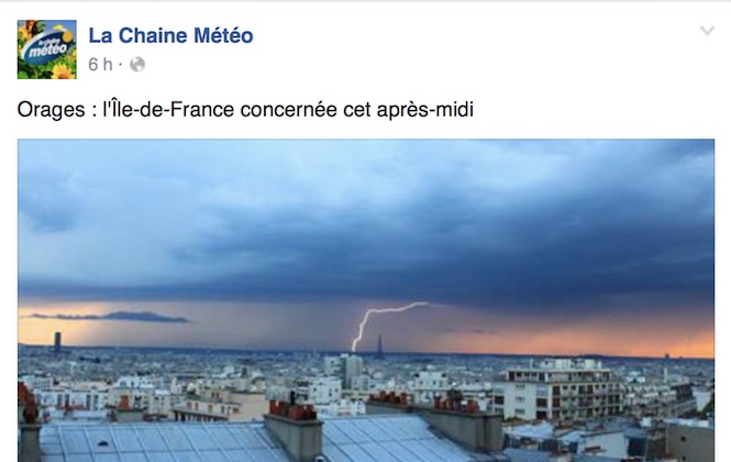 météo orage Paris