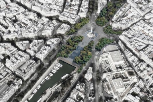 Projet d'aménagement de la place de la Bastille proposé par Anne Hidalgo