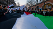 manifestation, palestine, paris