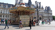 Forain, carousel, Hôtel de Ville, Frechon, Campion