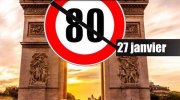 80 km/h, manifestation, Paris, 27Janvier