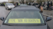 80 km/h, auto, moto, FFMC, manifestation, Paris, Vincennes