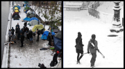 Paris, neige, Jaurès, Montmartre, HasanÖcal