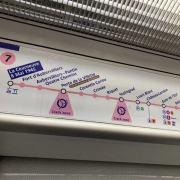 RATP, ligne7, métro, crack, autocollants