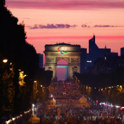 Samedi, Paris, JO, Paris2024, Champs-Elysées, Arc de Triomphe