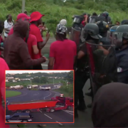 Martinique, blocage, vie chère, affrontements, Le Lamentin