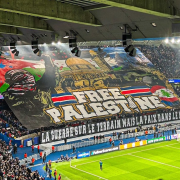 Banderole, Virage d'Auteuil, PSG, FFF, Intérieur