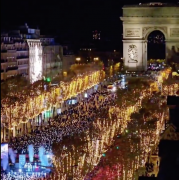 Noël, Champs-Elysées, Paris, illuminations