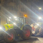 agriculteurs, Paris, tracteurs, manifestation