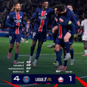 PSG, LOSC, 4-1