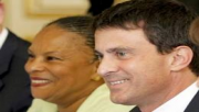 Valls, Taubira, solidarité, déplacement